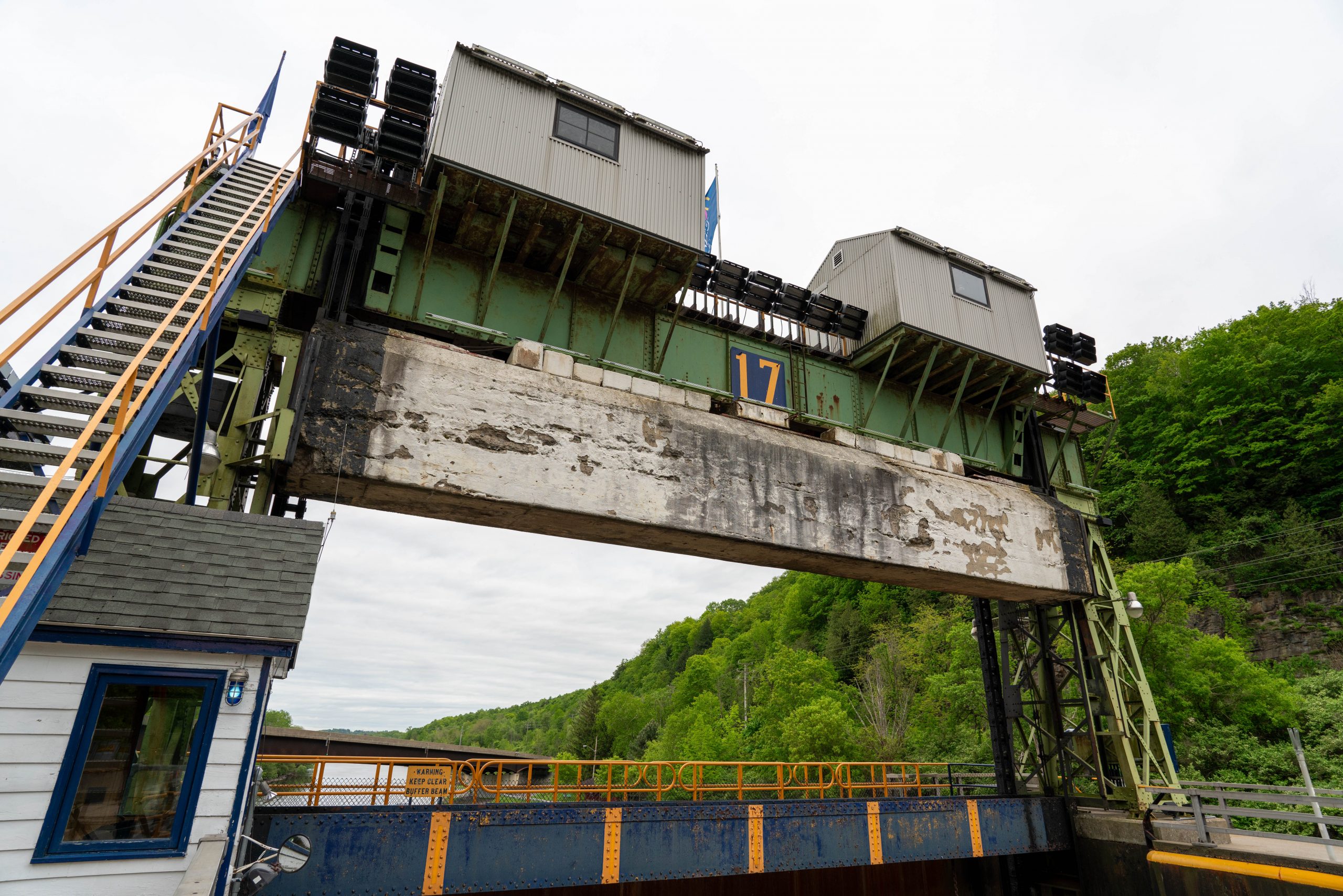 Erie Canal Lock 17 in Little Falls, New York
