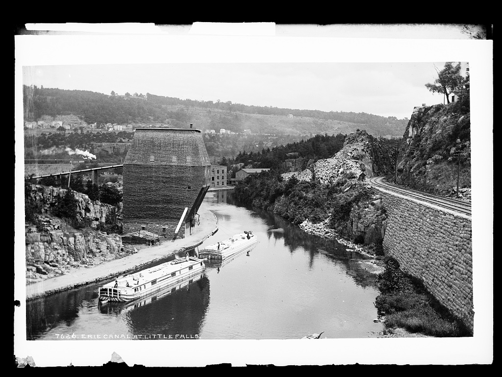 Erie Canal at Little Falls between 1880 and 1897